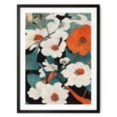Blumen Poster Asiatische Blütenpracht - Treechild 