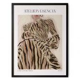 Poster Couture in een gestreepte look - Treechild 