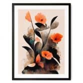 Poster Korallenrote Mohnblumen - Treechild 