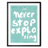 Poster Treechild - Never stop exploring 