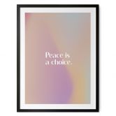 Poster Vrede is een keuze - Treechild 