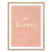 Spirituel karma plakat i pink - Treechild 