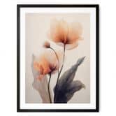 Poster Zarte Blüten - Blumenposter - Treechild 