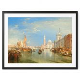 Poster Turner - Venetië, Dogana en S. Giorgio Maggiore 