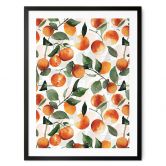 Poster Fruchtige Mandarinen - UN Designs 