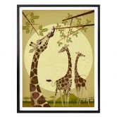 Poster Braun - Giraffes 