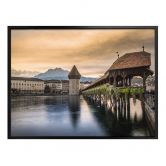 Poster Huber - Old Town Lucerne 
