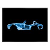 Poster Mielu - Blue car 