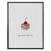 Poster Orara Studio - Life is short eat the cake 