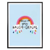 Poster H:)PPY LIFE - Follow your Bauchgefühl 