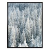 Poster Kalliolahti - Weisser Winter - Hochkant 