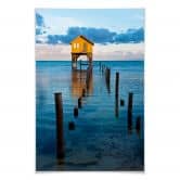 Poster Haus auf dem Meer 