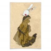 Poster Loske - Geisha Kaninchen 02 