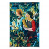 Poster Macke - Zwei Mädchen 