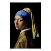 Poster Vermeer - Das Mädchen mit dem Perlenohrgehänge 