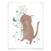 Poster Loske - Kleine Katze 