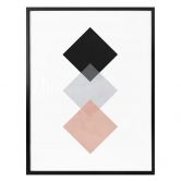Poster Nouveauprints - Squares Pink 