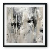 Poster Abstrakte Landschaft - Fedrau - Quadratisch 