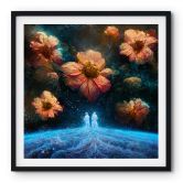 Poster Heine - Ursprung vom Leben - Astro Cruise - Quadratisch 
