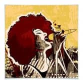 Poster Black Singer 