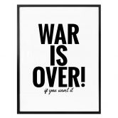 Poster - War is over 