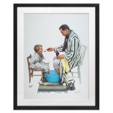 Fine Art Poster mit Passepartout - Im gleichen Boot (1964) - Kurt Ard 