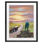 Fine Art Poster mit Passepartout - Marunde - Feldherrenhügel (2011) 