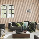 Rasch Vliestapete, Mustertapete Composition mattgold 