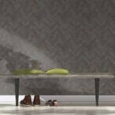 Murstenstapet, tapet med steneffekt Factory V sort 