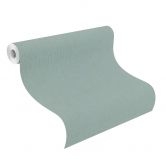 Rasch Papier peint intissé uni Florentine III Gris bleu 