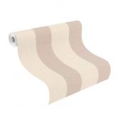 Rasch Papier peint intissé à motifs Florentine III marron clair lin 