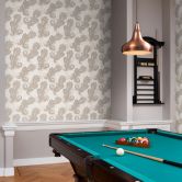 Rasch Vliestapete, Mustertapete Indian Style taupe hell 