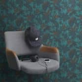 Rasch Kalahari Papier peint intissé à motif turquoise 