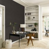 behang effen, vliesbehang Paraiso zwart 