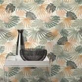 Rasch papier peint intissé, papier peint à motifs Salsa vert sauge (clair) 