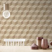 Papier peint intissé Rasch, papier peint à motifs Salsa beige clair 