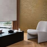 Streifentapete, Vliestapete Sky Lounge gold metallic 