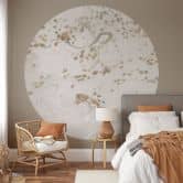Fototapete Elegante Kiefer im asiatischen Stil - Ms Tiff - Rund - Selbstklebend/Vlies 