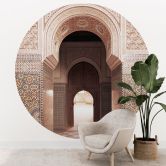 Fototapete Orientalisches Tor mit Mosaik - Sisi & Seb - Rund - Selbstklebend/Vlies 