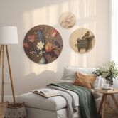 Holzbild Naturverbunden Set - Rund (3-teilig) 