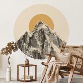 Wall Sticker Bodart - Sun and Mountain 