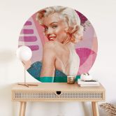 Wandtattoo Demir - Marilyn is back - Rund 