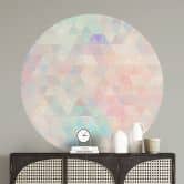 Wall Sticker Farverige mosaik-trekanter - Jaszke 
