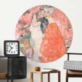 Sticker mural Klimt - Les Amies - Rond 