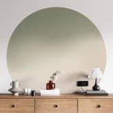 Wandtattoo Ombre - Waldnebel - Rund 