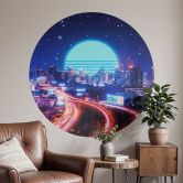 Wall sticker Cyber City Bangkok - Takkar - Round 