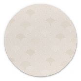 Wandbild Abstrakte Halbkreise in Soft Beige - Bloomery Decor - Alu-Dibond Rund 
