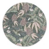 Wandbild Kolibri im Tropenwald - Bloomery Decor - Alu-Dibond Rund 