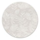 Wandbild Tropische Blätter Beige - Bloomery Decor - Alu-Dibond Rund 