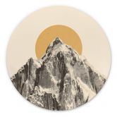 Vægcirkel Bodart - Sun and Mountain 